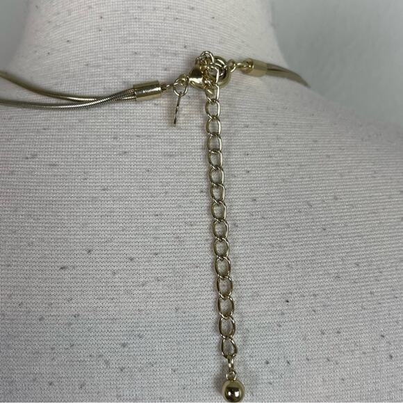 Chico's Gold Double Strand Beaded Necklace - Picture 4 of 6